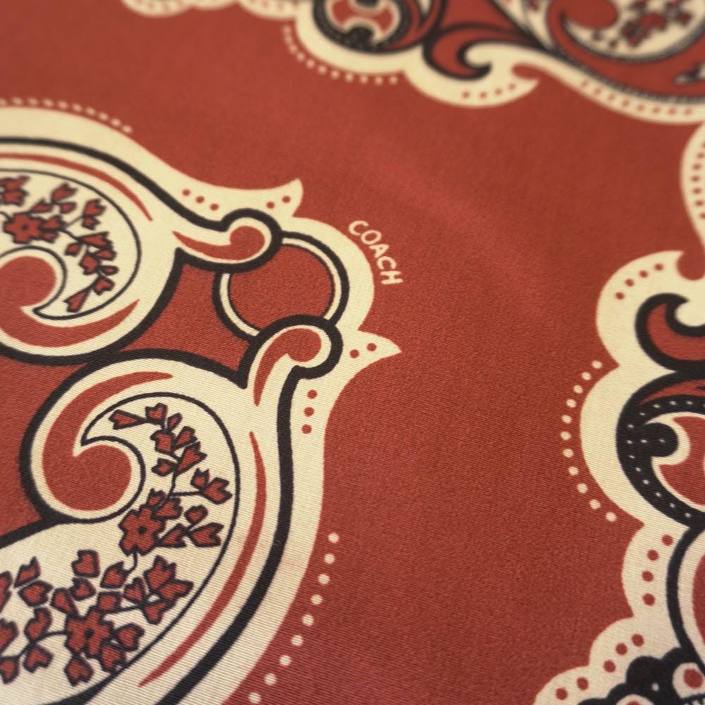 Paisley Print Coating Double Side Windproof Fabric