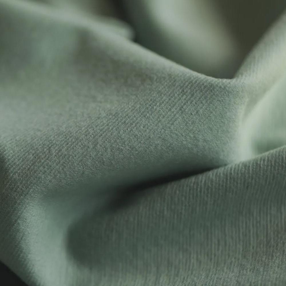 Soft Brushed Wool in Sage Green – Ideal for Winter Cardigans