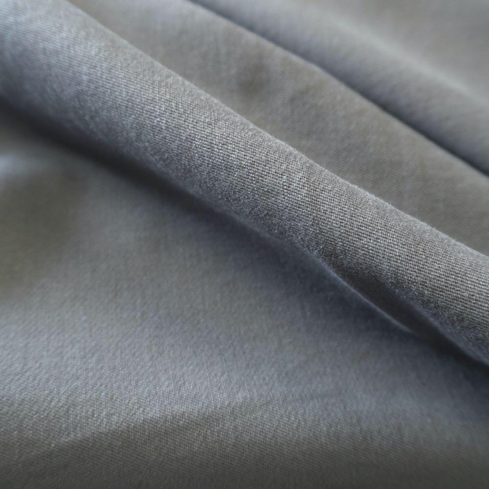 Heavy Weight Stretchy Lyocell Cotton Twill - Grey