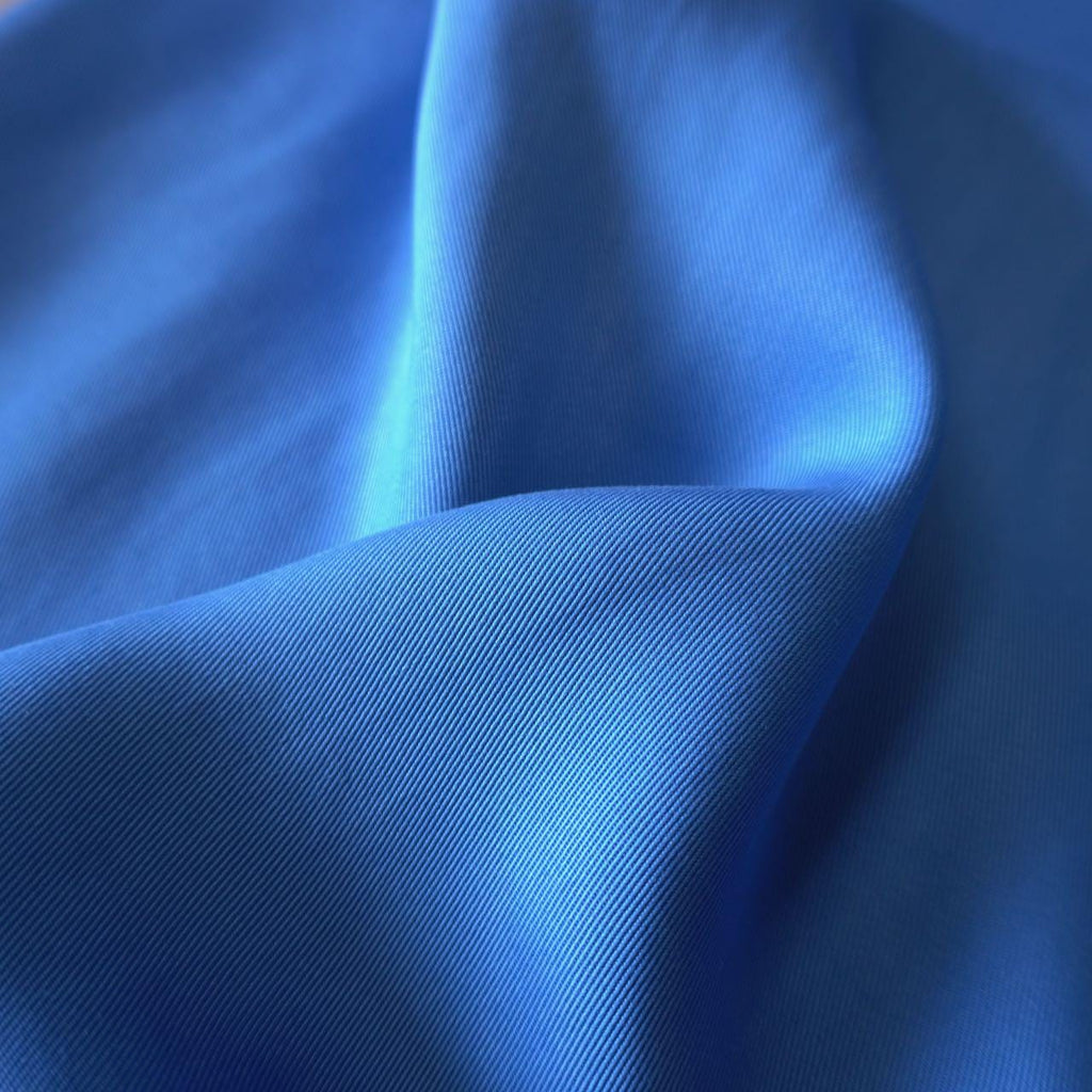 Sand Washed Lyocell Twill – Indigo Blue