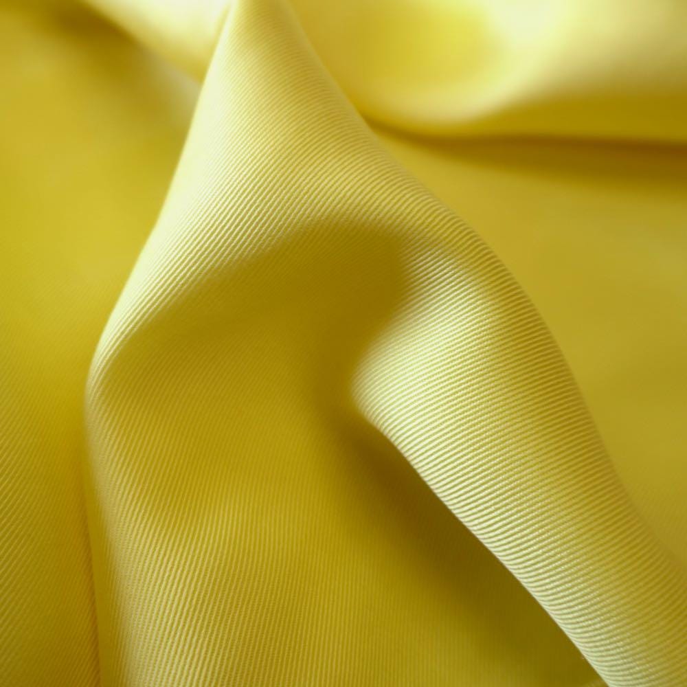 Sand Washed Lyocell Twill fabric - Sunset Yellow