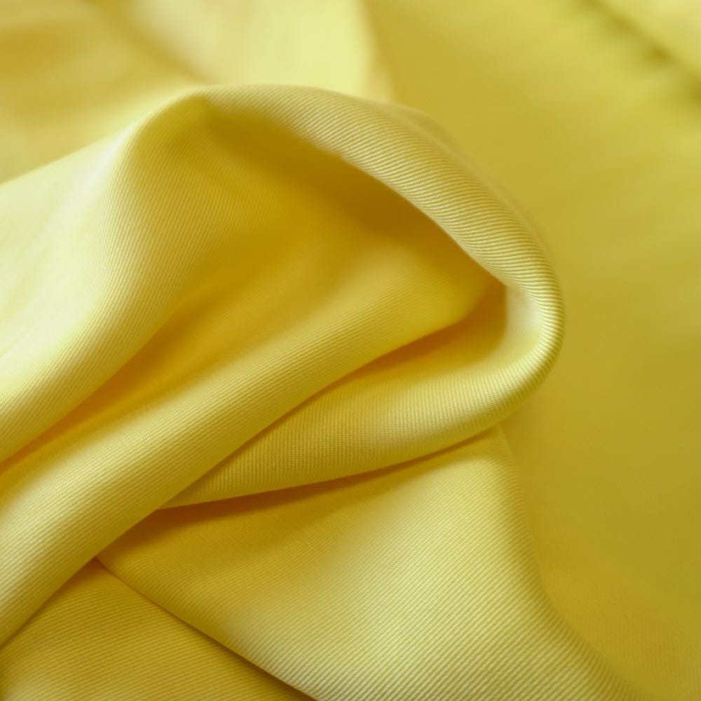 Sand Washed Lyocell Twill fabric - Sunset Yellow