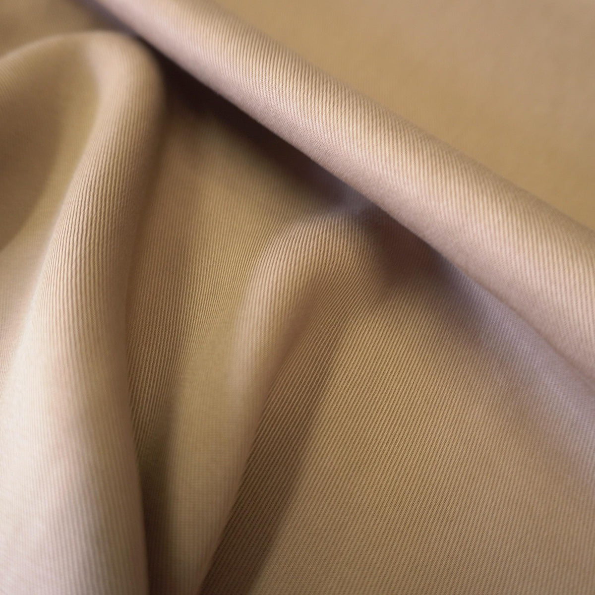 Sand Washed Lyocell Twill fabric - Beige