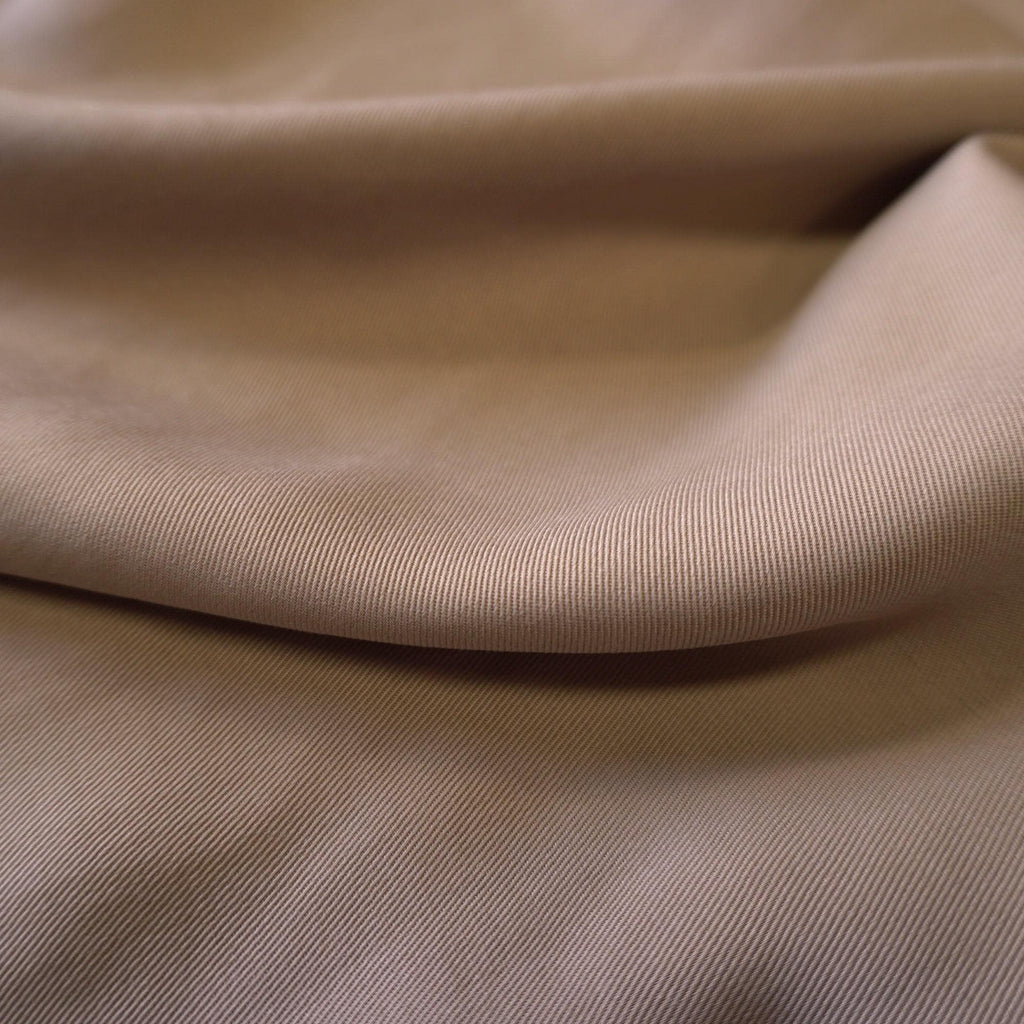 Sand Washed Lyocell Twill fabric - Beige