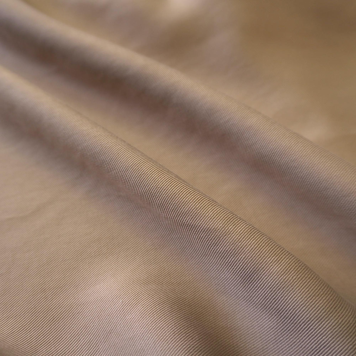 Sand Washed Lyocell Twill fabric - Beige
