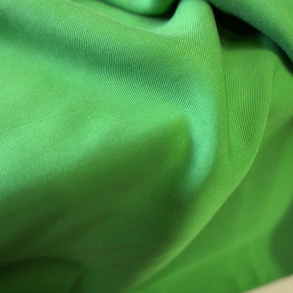 Sand Washed Lyocell Twill fabric - Green