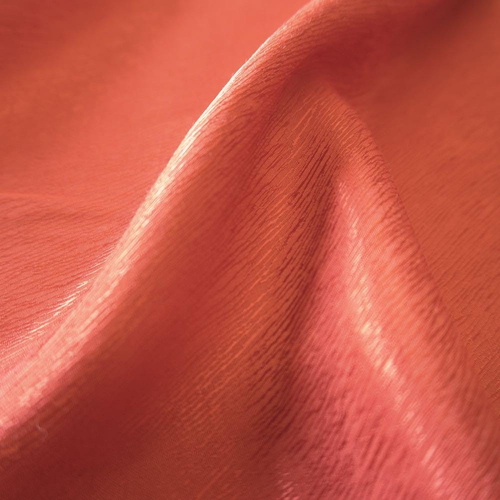Cupro Lyocell Bark Jacquard  - Red