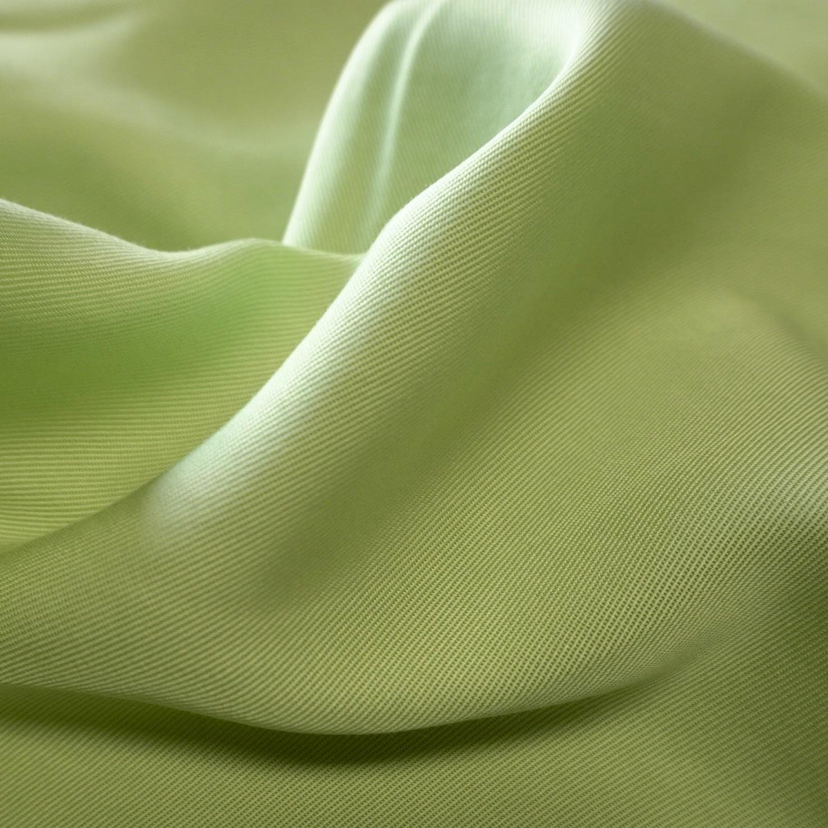 Sand Washed Lyocell Twill fabric - Pistachio
