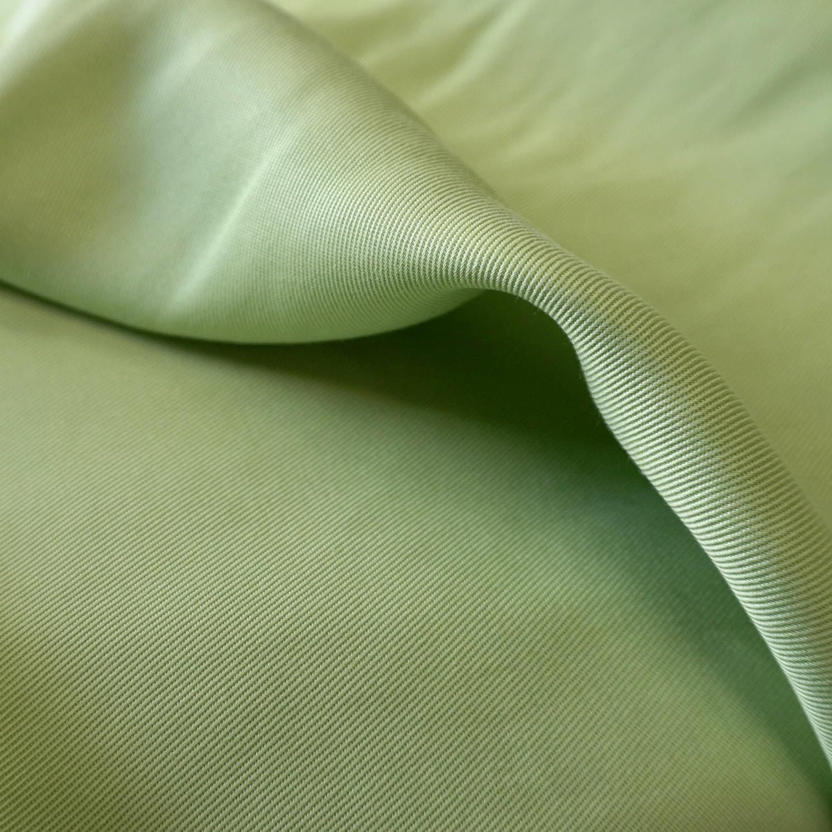 Sand Washed Lyocell Twill fabric - Pistachio