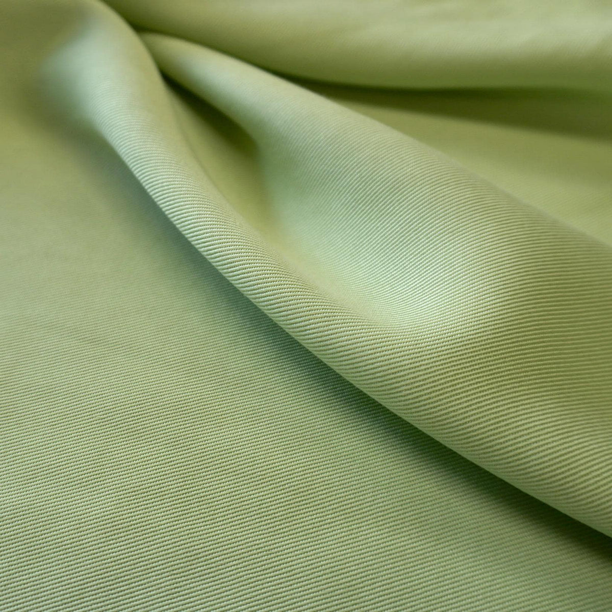 Sand Washed Lyocell Twill fabric - Pistachio