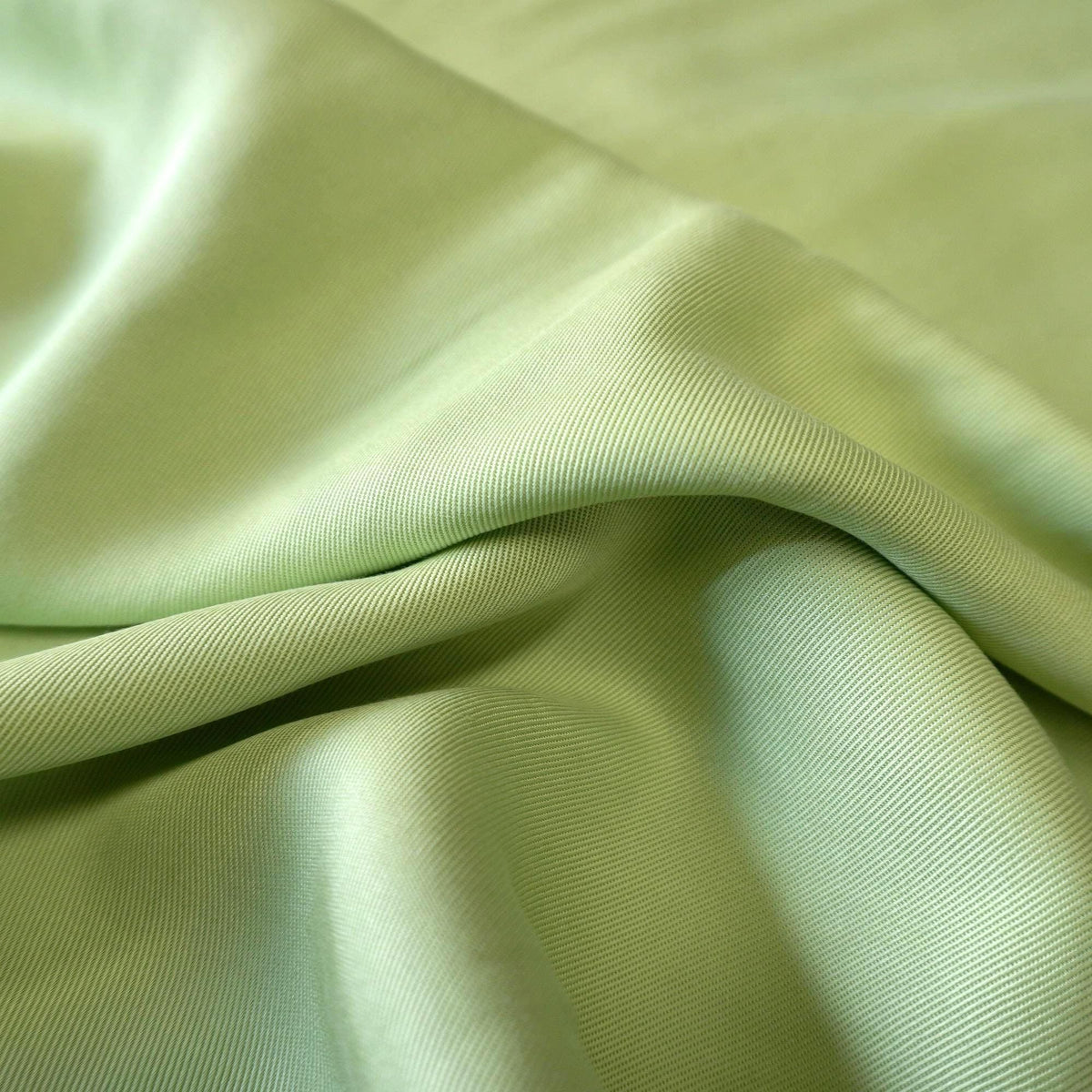 Sand Washed Lyocell Twill fabric - Pistachio