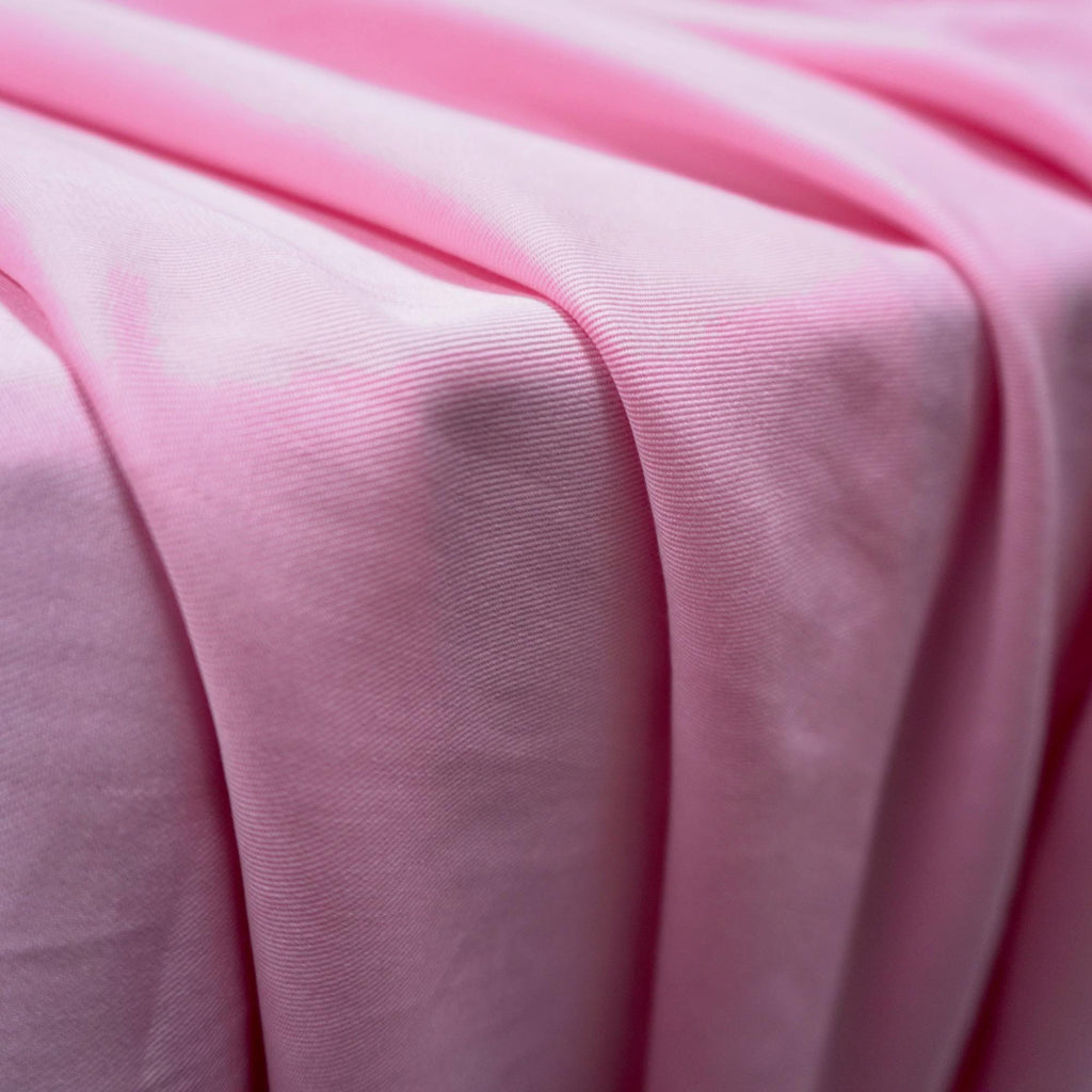 Sand Washed Lyocell Twill fabric - Pale Pink