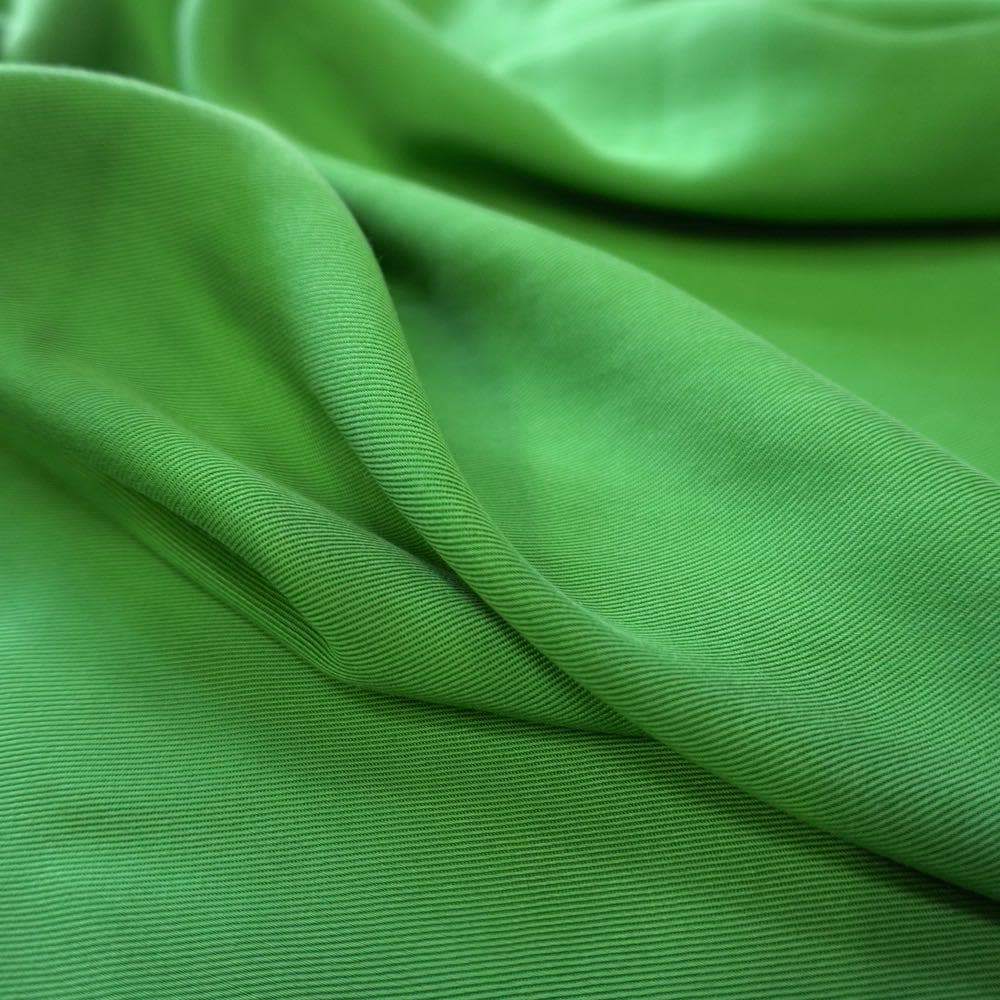 Sand Washed Lyocell Twill fabric - Green