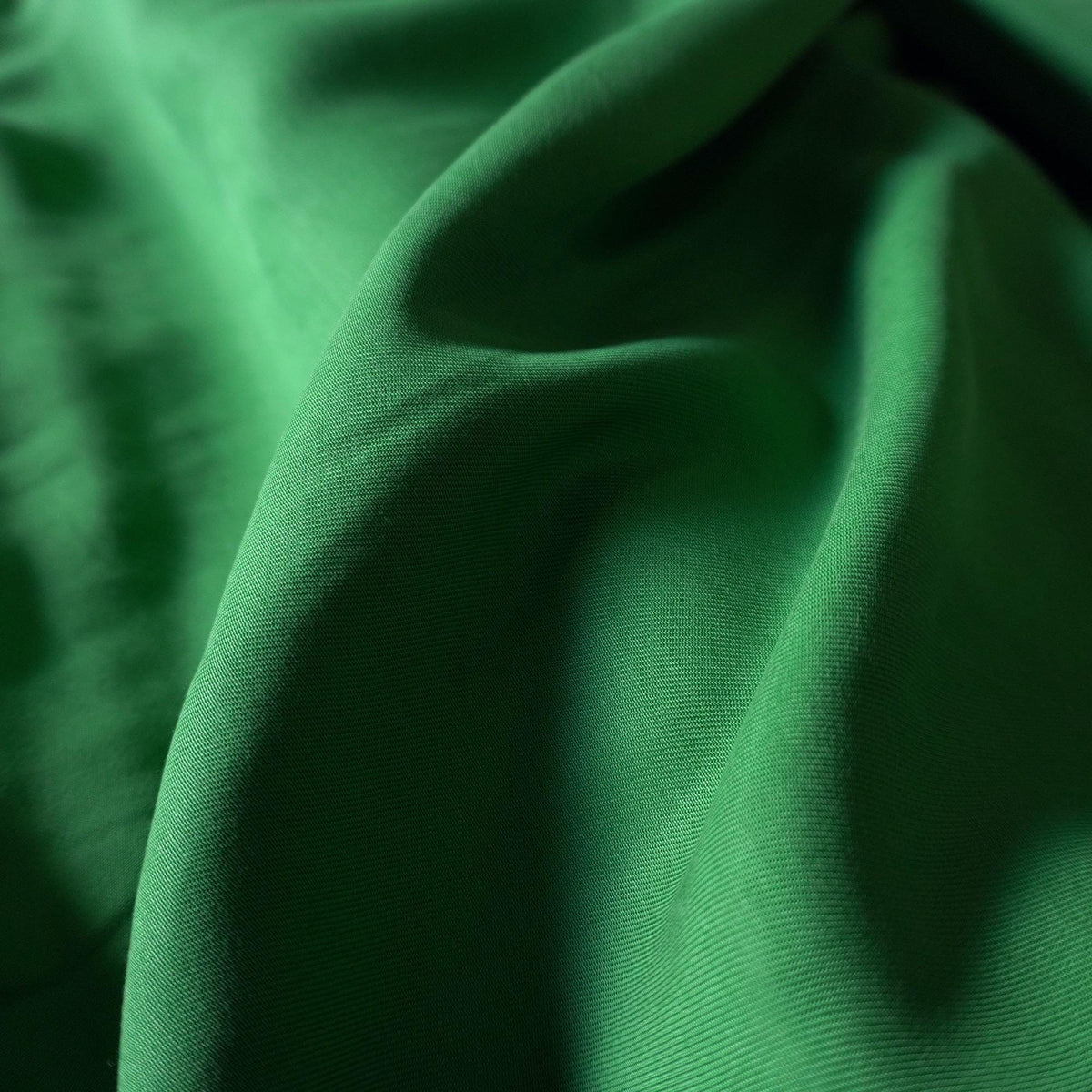 Sand Washed Lyocell Twill fabric - Green