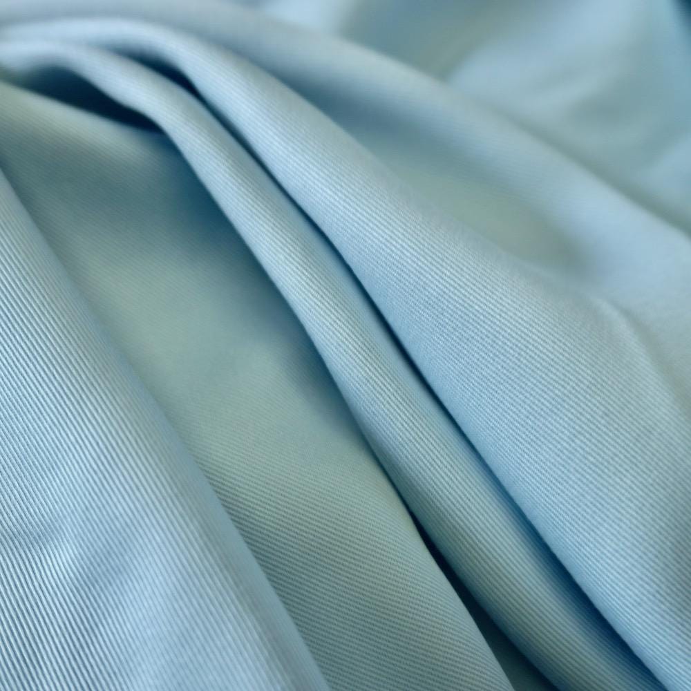 Sand Washed Lyocell Twill fabric - Sky Blue