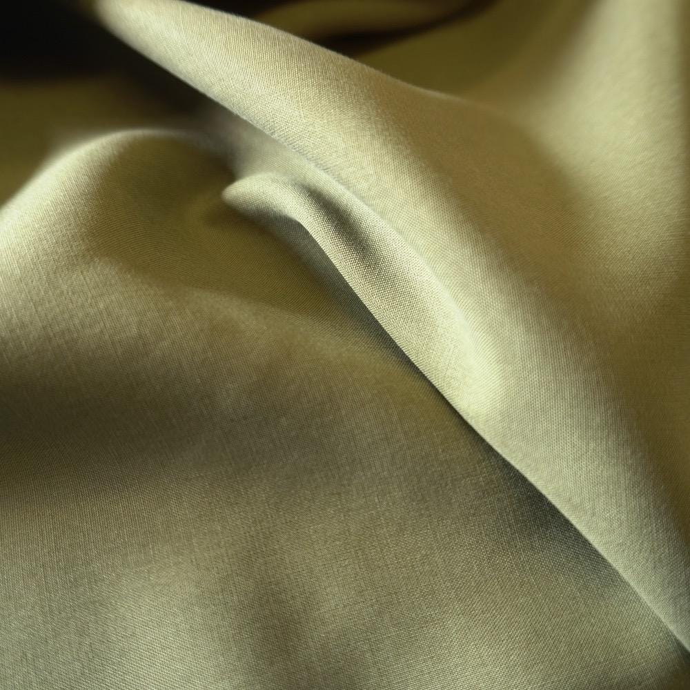 Soft Lyocell Plain Weave Fabric - Olive Green