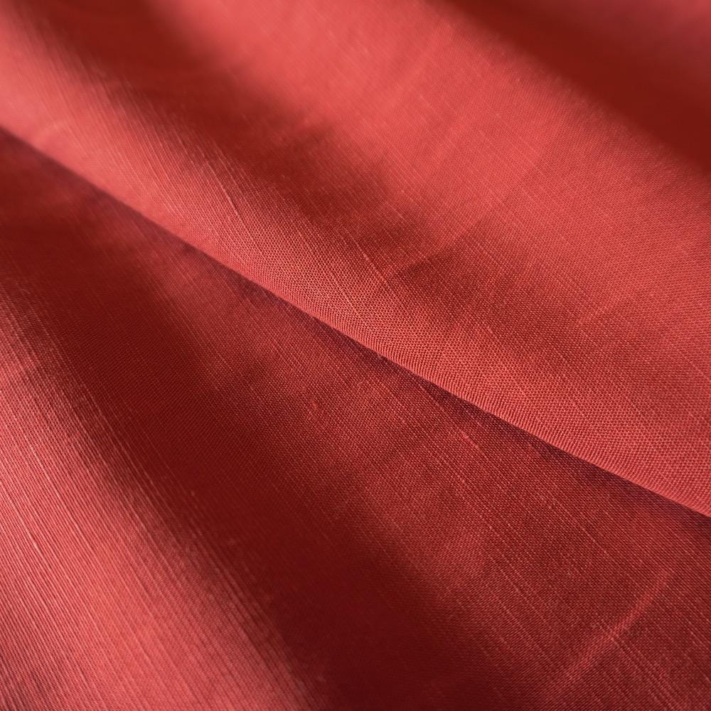 Sand washed Lyocell linen - Ruby Red