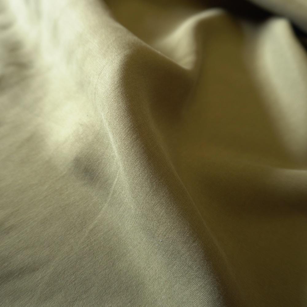 Soft Lyocell Plain Weave Fabric - Olive Green