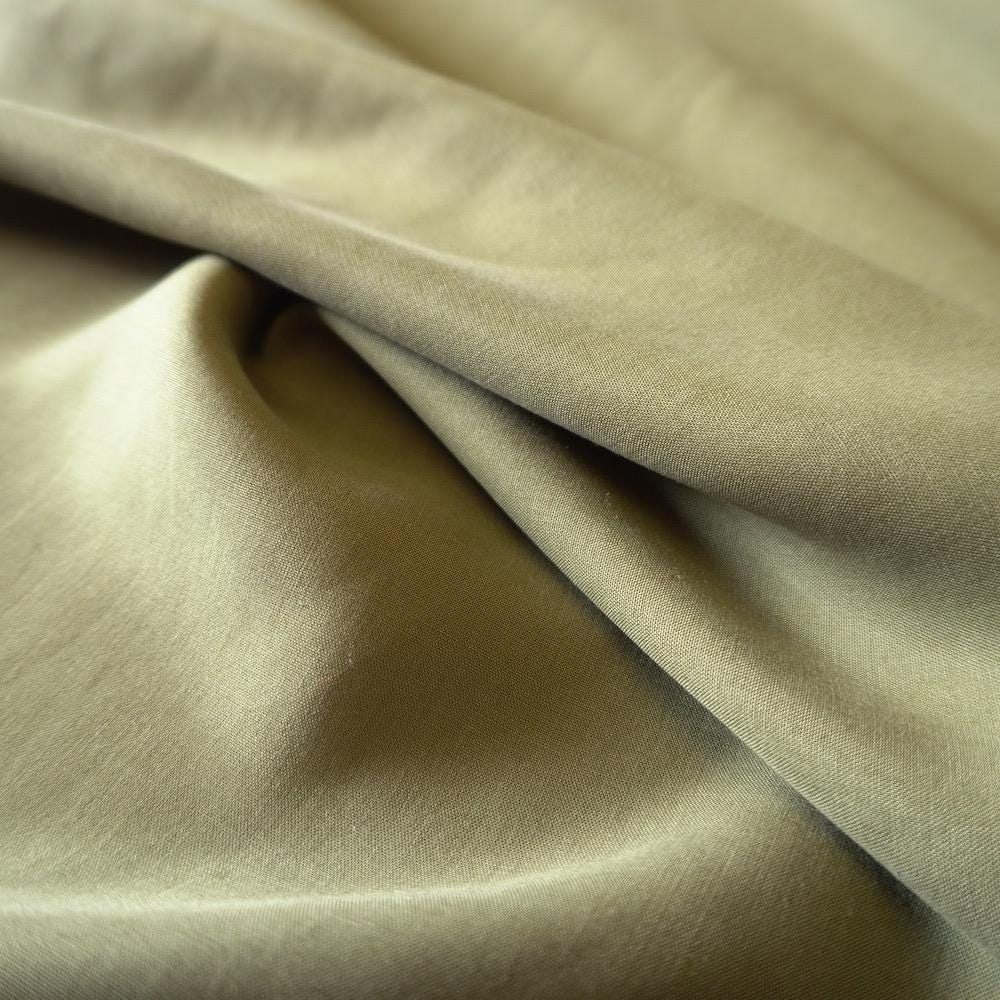Soft Lyocell Plain Weave Fabric - Olive Green