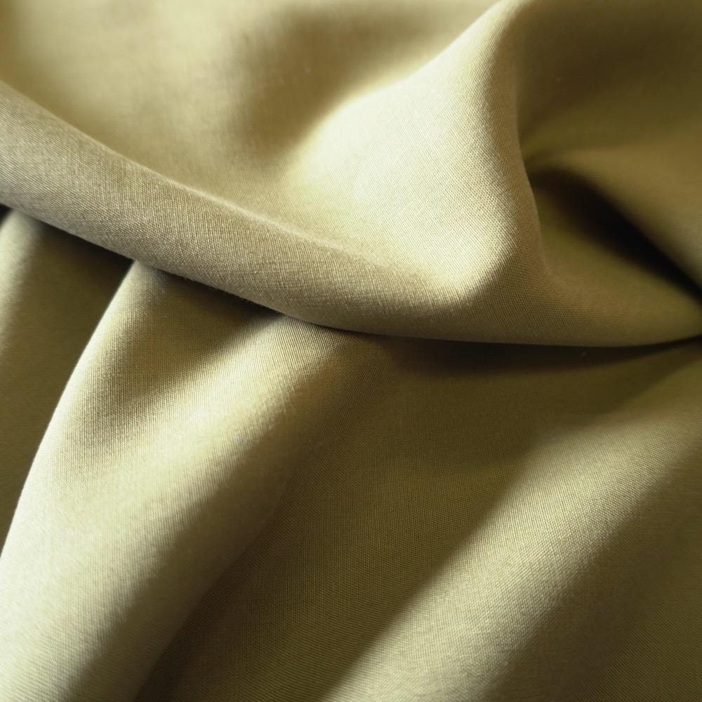 Soft Lyocell Plain Weave Fabric - Olive Green