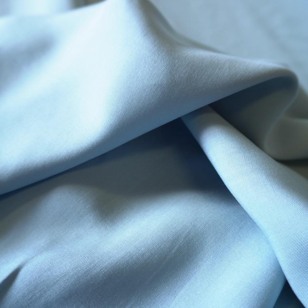 Soft Lyocell Plain Weave Fabric - Grey Blue