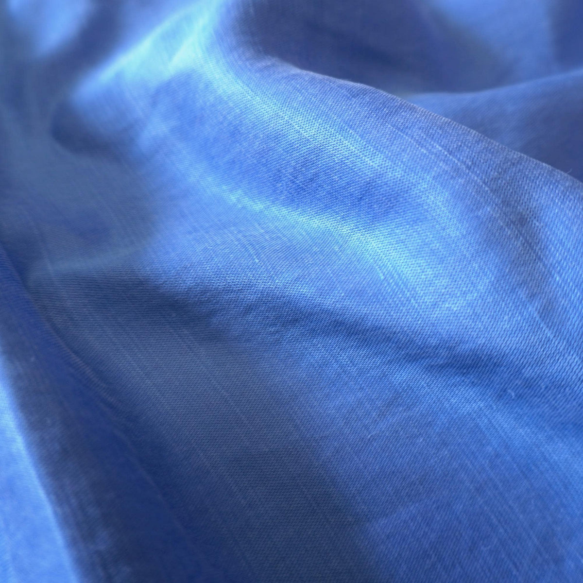 Bemberg Cupro linen pique - Blue bell