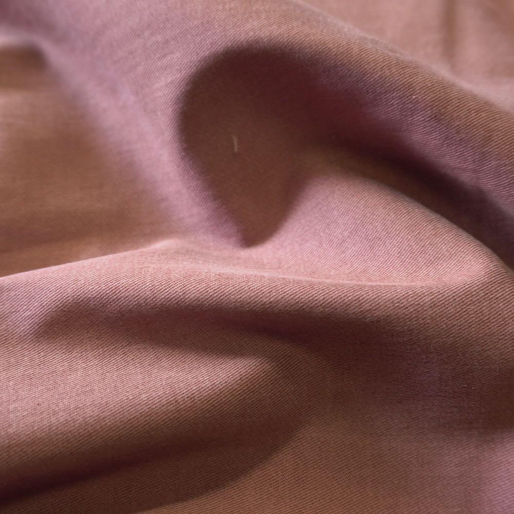 Heavy Weight Stretchy Lyocell Cotton Twill - Terracotta