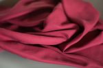 1064-21s Sanded Lenzing Tencel  twill #57 palace red