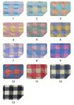Yarn dyed 3-color cotton gingham bubble fabric