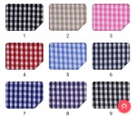 2002-Yarn dyedlyocell gingham (4mm)(Colour card)
