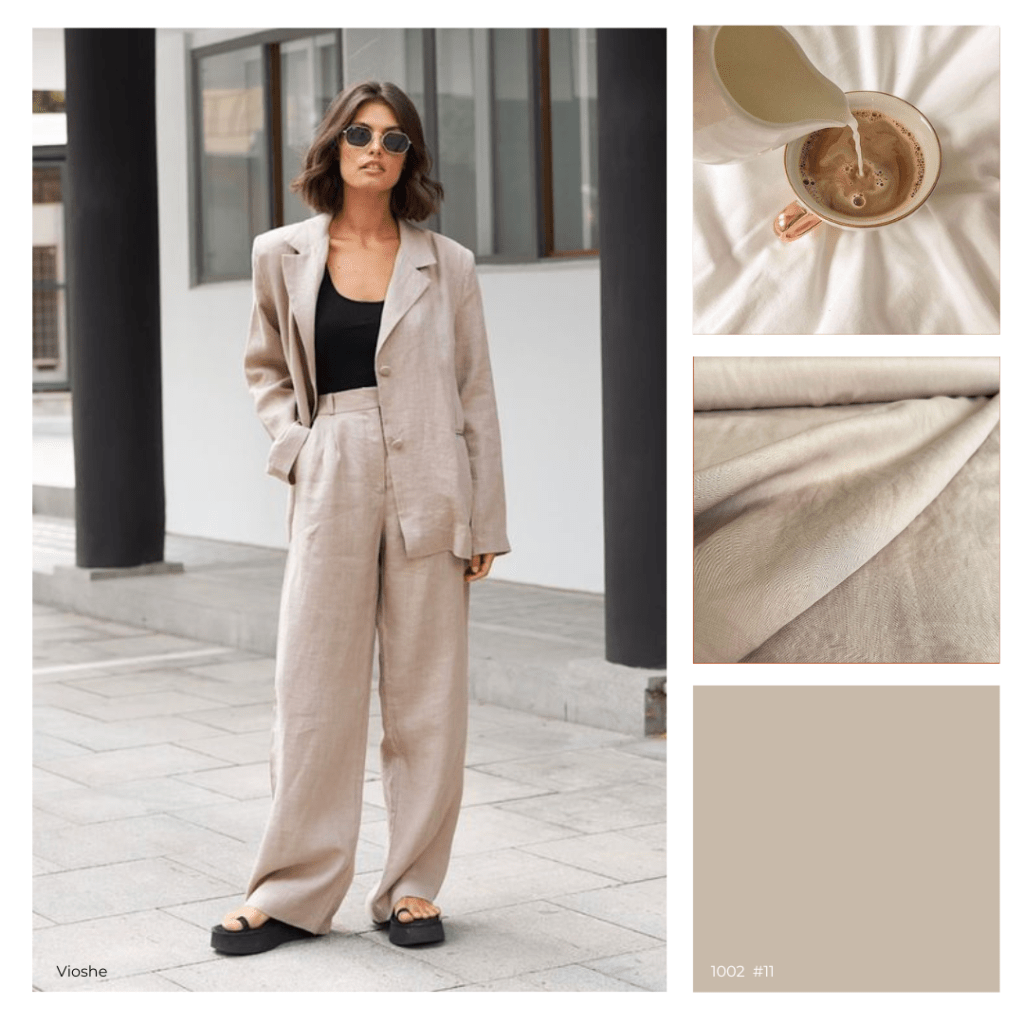 Tencel Linen Blend Colour Inspiration- Beige