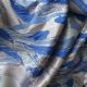 Blue comet brocade jacquard fabric - Image 4