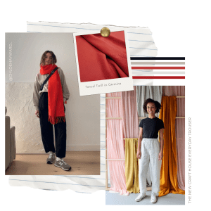 Tapered Trouser Styling and Pattern Board with The New Craft House Everyday Trouser