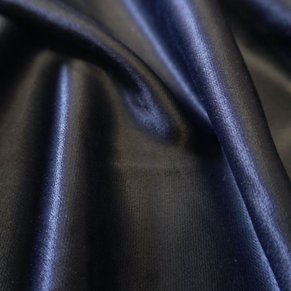1104 Viscose Silk Satin - Black - Image 2