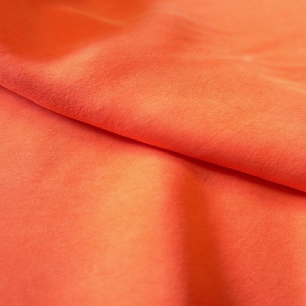 1211-Sanded Cupro viscose - orange red - Image 6