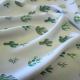 Cactus print on off white viscose fabric - Image 5