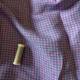 Washed Yarn dyed Linen gingham - Blue Lilac - Image 5
