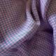Washed Yarn dyed Linen gingham - Blue Lilac - Image 4