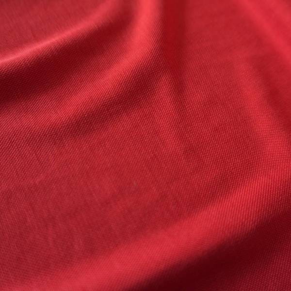 Modal Pique Jersey - Red - Sand Washed, Soft & Drapey, 190gsm - Image 3