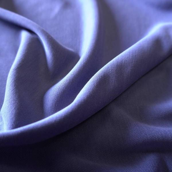 Modal Pique Jersey - Blueberry - Sand Washed, Soft & Drapey, 190gsm - Image 3