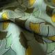 Ginkgo-Style Leaves Cotton Floaty Fabric - Mustard - Image 8