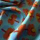 Poppy Flower Cotton Floaty Fabric - Image 3