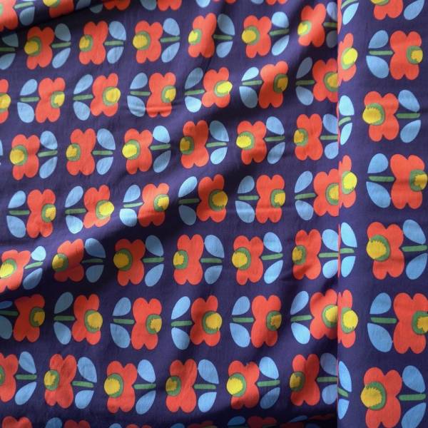 Poppy Flower Cotton Floaty Fabric - Image 13