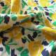 Abstract Floral Cotton Floaty Fabric - Mustard - Image 9