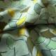 Ginkgo-Style Leaves Cotton Floaty Fabric - Mustard - Image 6