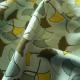 Ginkgo-Style Leaves Cotton Floaty Fabric - Mustard - Image 3