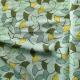 Ginkgo-Style Leaves Cotton Floaty Fabric - Mustard - Image 11