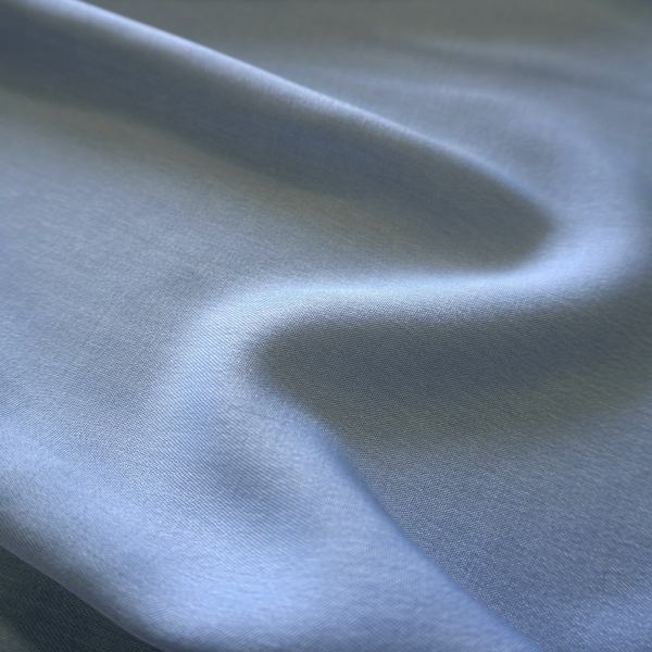 Fluid Lyocell Denim – Pale Blue Summer Weight - Image 3
