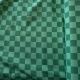 Green Soft Checkerboard Cotton Double Gauze – 3cm