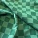 Green Soft Checkerboard Cotton Double Gauze – 3cm - Image 3